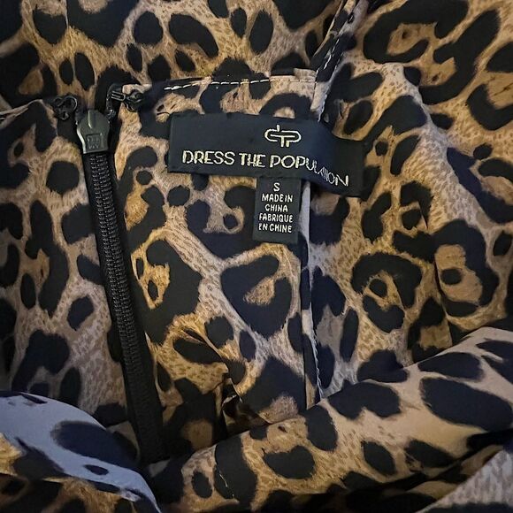 Dress the Population Leopard Dress - Picture 5 of 7